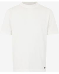 Roberto Cavalli - T-Shirt With Logo Plaque - Lyst