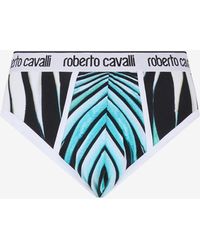 Roberto Cavalli - Briefs With Ray Of Sea Print - Lyst