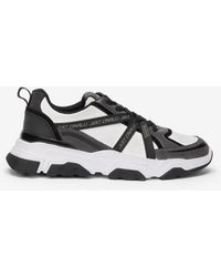 Roberto Cavalli - Chunky Leather Sneakers - Lyst
