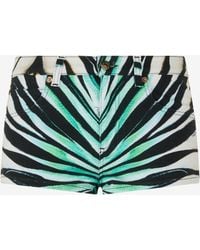 Roberto Cavalli - Ray Of Sea Print Shorts - Lyst
