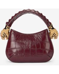 Roberto Cavalli - Mini Roar Bag With Crocodile Print - Lyst