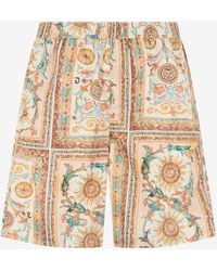 Roberto Cavalli - Persian Tarot Print Bermuda Swim Shorts - Lyst
