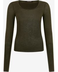 Roberto Cavalli - Long Sleeve Knit Top - Lyst