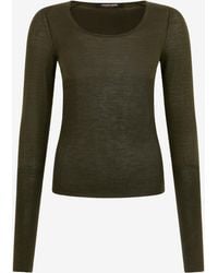 Roberto Cavalli - Long Sleeve Knit Top - Lyst