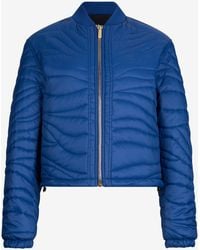 Roberto Cavalli - Quilted Bomber Jacket - Lyst