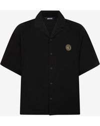 Roberto Cavalli - Shirt With Embroidered Logo - Lyst
