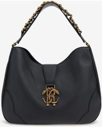 Roberto Cavalli - Shoulder Bag With Monogram Rc - Lyst