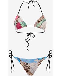 Roberto Cavalli - Bikini Avec Imprimé Floral Multicolore - Lyst