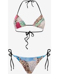 Roberto Cavalli - Bikini Con Estampado Floral - Lyst