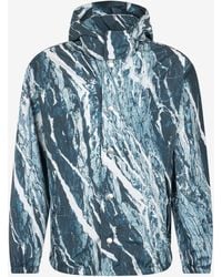Roberto Cavalli - Marble-Print Bomber Jacket - Lyst