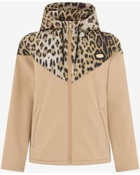 Roberto Cavalli - Hooded Bomber Jacket - Lyst