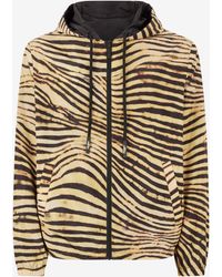 Roberto Cavalli - Reversible Hooded Sweatshirt - Lyst