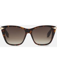 Roberto Cavalli - Sunglasses With Acetate Front Combined With Metal Temples - Lyst