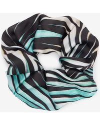 Roberto Cavalli - Scrunchie Aus Seide Mit Ray Of Sea Print - Lyst