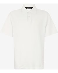 Roberto Cavalli - Polo With Jc Monogram Embroidery - Lyst