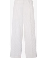 Roberto Cavalli - Trousers With Ray Print - Lyst
