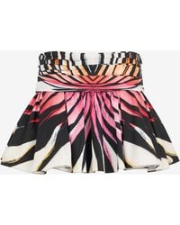 Roberto Cavalli - Ray Of Paradise Print Mini Skirt - Lyst