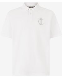 Roberto Cavalli - Polo Shirt With Embossed Jc Monogram - Lyst