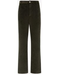 Roberto Cavalli - Logo-Embroidered Straight-Leg Trousers - Lyst