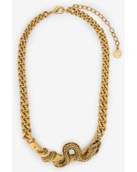 Roberto Cavalli - Serpentine Necklace - Lyst