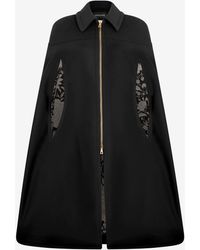 Roberto Cavalli - Cape With Zipper - Lyst
