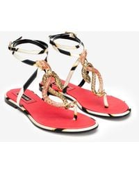 Roberto Cavalli - Ray Of Paradise Sandal - Lyst