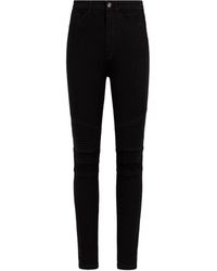 Roberto Cavalli - Rc Monogram Skinny Jeans - Lyst