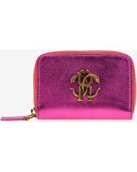Roberto Cavalli - Small Wallet With Monogram Rc And Zip - Lyst