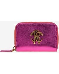 Roberto Cavalli - Small Wallet With Monogram Rc And Zip - Lyst