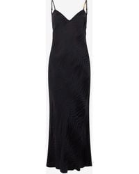 Roberto Cavalli - Natural Barb Print Midi Dress - Lyst