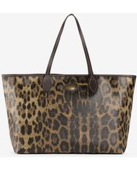 Roberto Cavalli - Leopard-print Large Tote Bag - Lyst