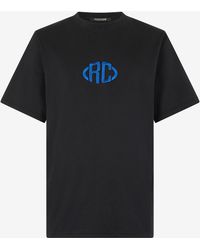 Roberto Cavalli - Cotton T-Shirt With Monogram - Lyst