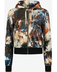 Roberto Cavalli - Sweat À Capuche Imprimé Rusty Stain - Lyst