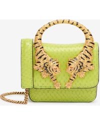 Roberto Cavalli - Roar Bag With Bejeweled Tigers - Lyst