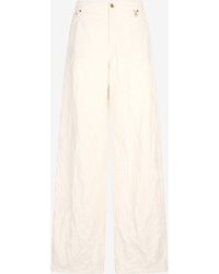 Roberto Cavalli - Cotton Trousers - Lyst
