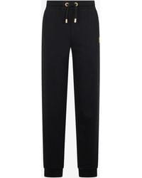 Roberto Cavalli - Cotton Joggers With Monogram Rc - Lyst