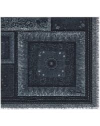 Roberto Cavalli - Shawl With Zebra Pattern And Logo - Lyst