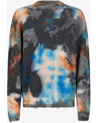 Roberto Cavalli - Rusty Stain Print Sweater - Lyst