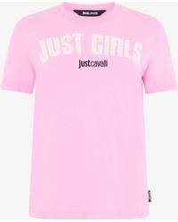 Roberto Cavalli - Graphic Print T-Shirt - Lyst