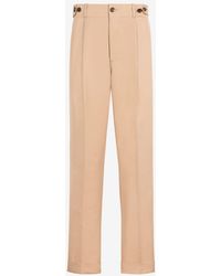 Roberto Cavalli - Pleat-Detail Straight-Leg Trousers - Lyst