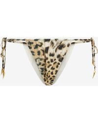 Roberto Cavalli - Slip Bikini Jaguar Skin - Lyst