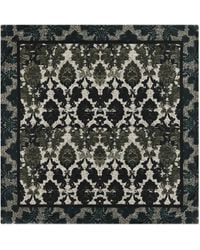 Roberto Cavalli - Silk Scarf With Brocade Print - Lyst