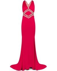 Roberto Cavalli - Bead-Embellished Maxi Dress - Lyst