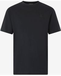 Roberto Cavalli - T-Shirt Avec Broderie Monogramme Rc Et Logo - Lyst