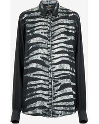 Roberto Cavalli - Zebra-Print Shirt - Lyst