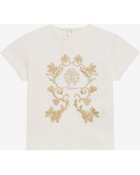 Roberto Cavalli - T-Shirt With Monogram Rc Embroidery - Lyst