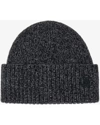 Roberto Cavalli - Wool Cashmere Blend Hat With Monogram Rc - Lyst