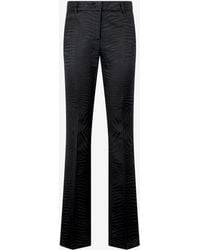 Roberto Cavalli - Pants With Solid-Color Tiger Skin Pattern - Lyst