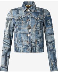 Roberto Cavalli - Patchwork Capsule Collection Denim Jacket - Lyst
