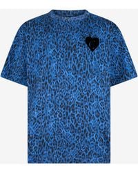 Roberto Cavalli - Leopard Print T-Shirt - Lyst